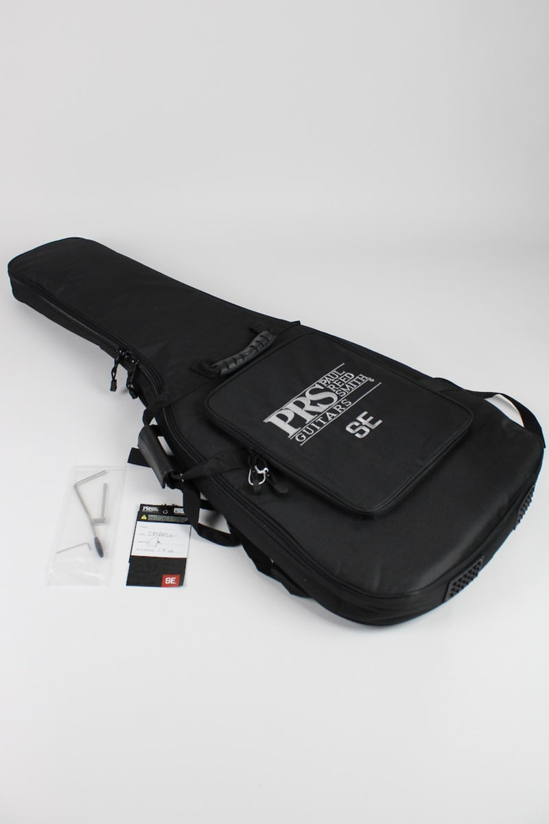 PRS SE Custom 24-08 Quilt - Charcoal Cherry Burst w/Gig Bag (115995:CG)