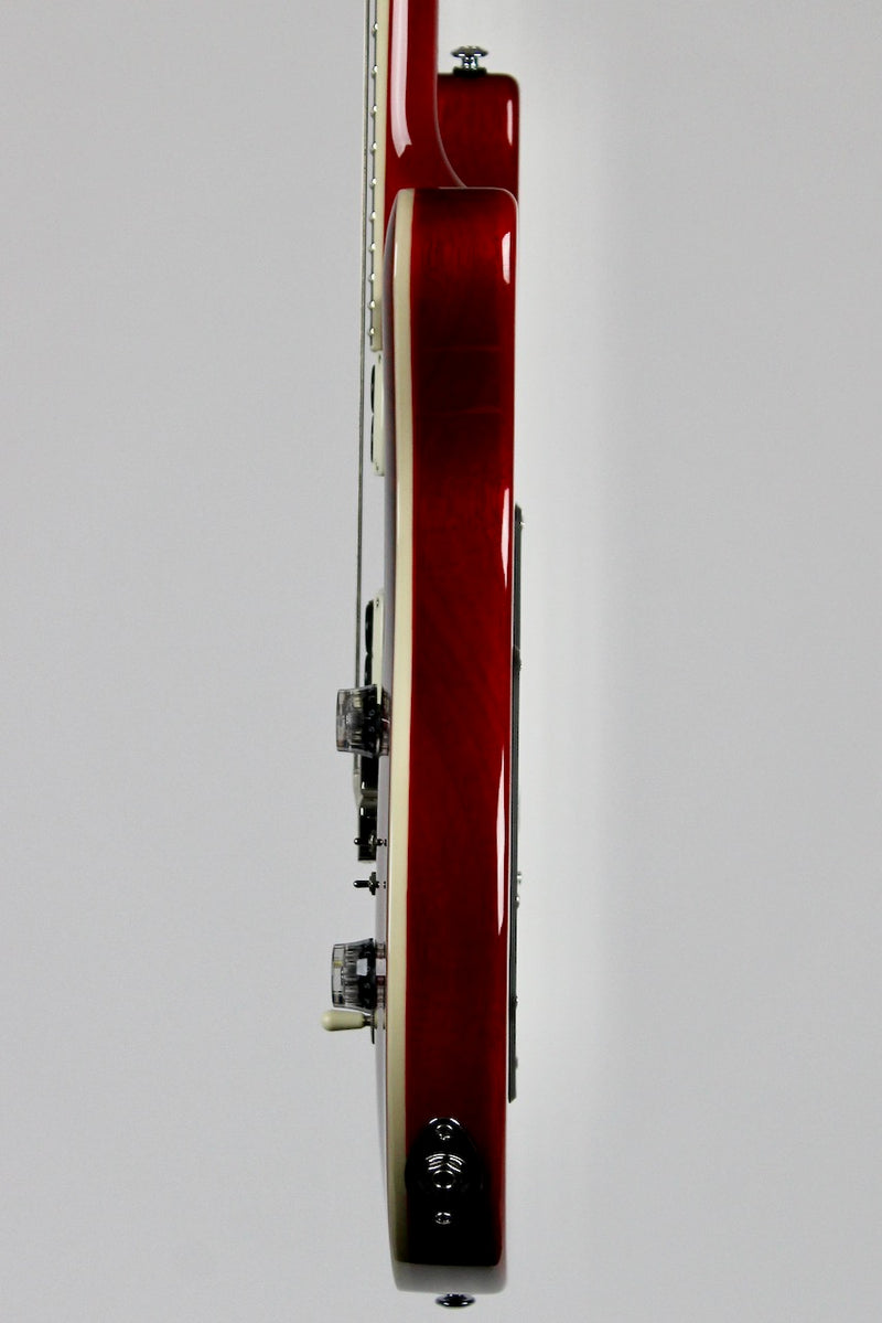 PRS SE Custom 24-08 Quilt - Charcoal Cherry Burst w/Gig Bag (115995:CG)