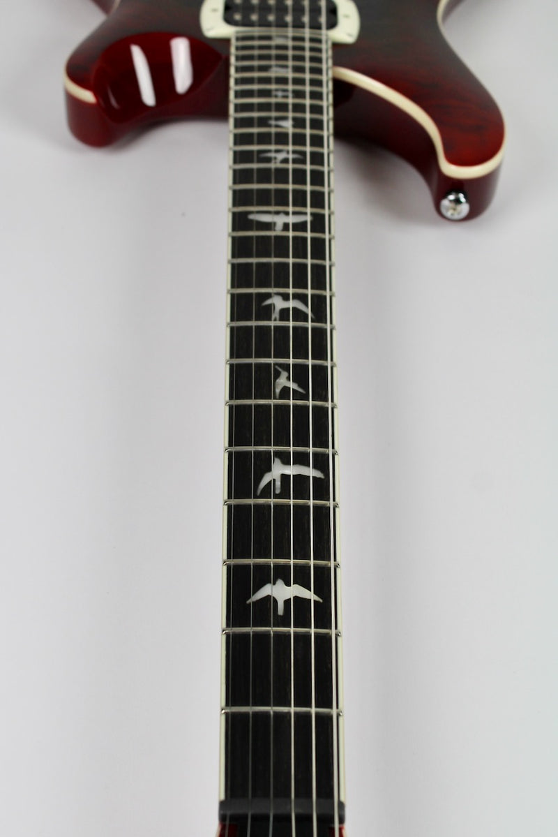 PRS SE Custom 24-08 Quilt - Charcoal Cherry Burst w/Gig Bag (115995:CG)