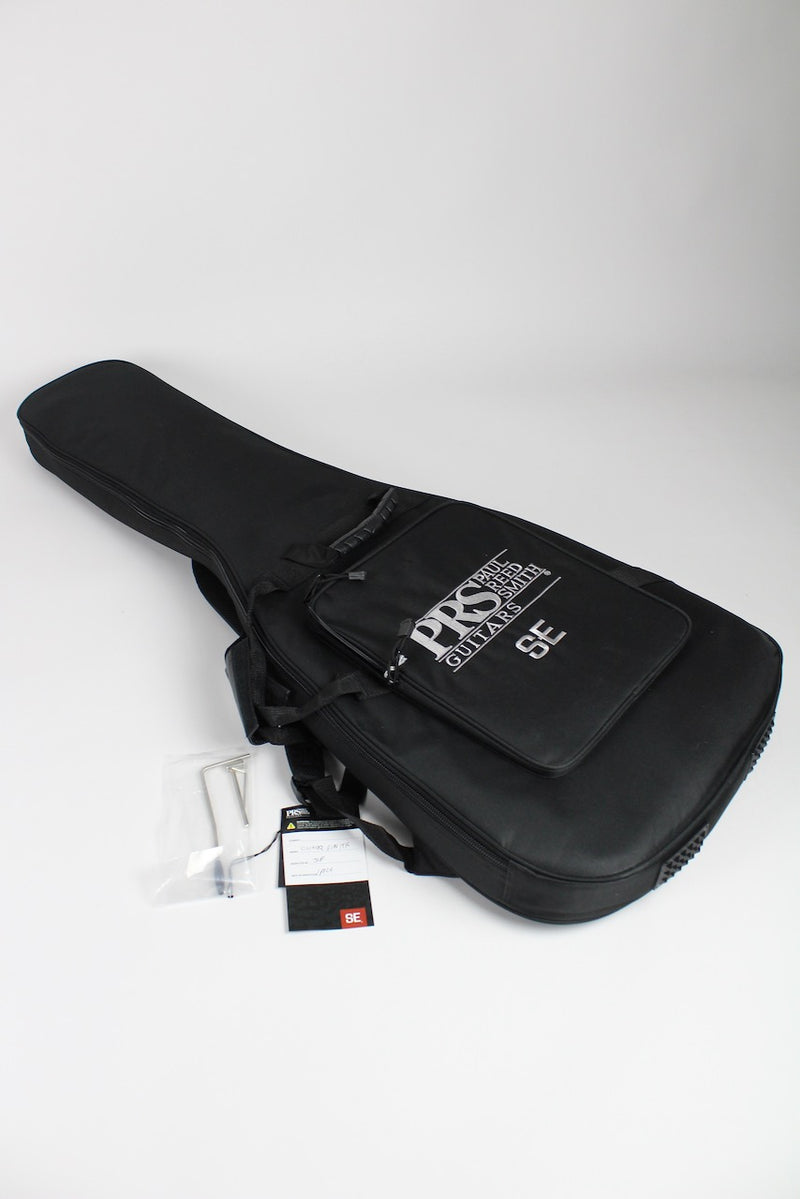 PRS SE Custom 24 Quilt - Teal Black w/Gig Bag (115978:TK)