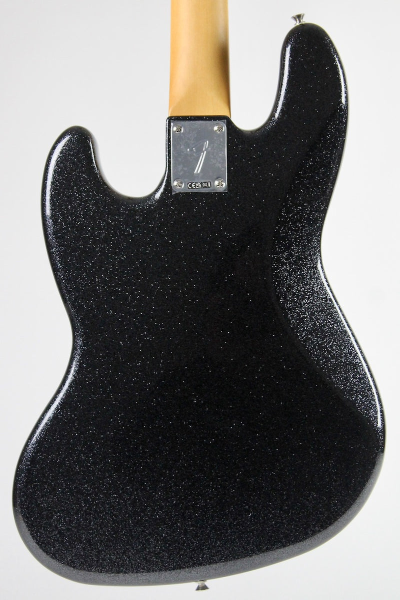 Fender Limited-Edition Gold Foil Jazz Bass - Black Sparkle w/Gig Bag (0140711398)