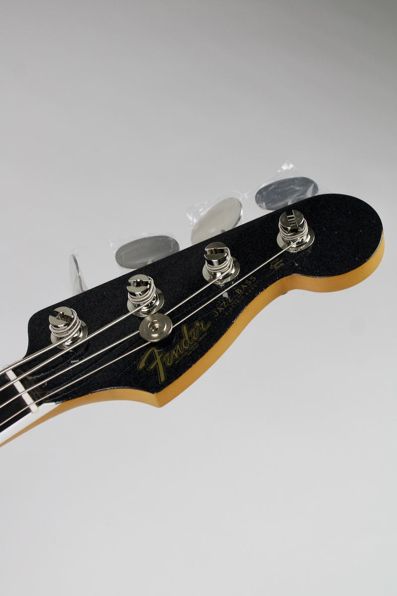 Fender Limited-Edition Gold Foil Jazz Bass - Black Sparkle w/Gig Bag (0140711398)