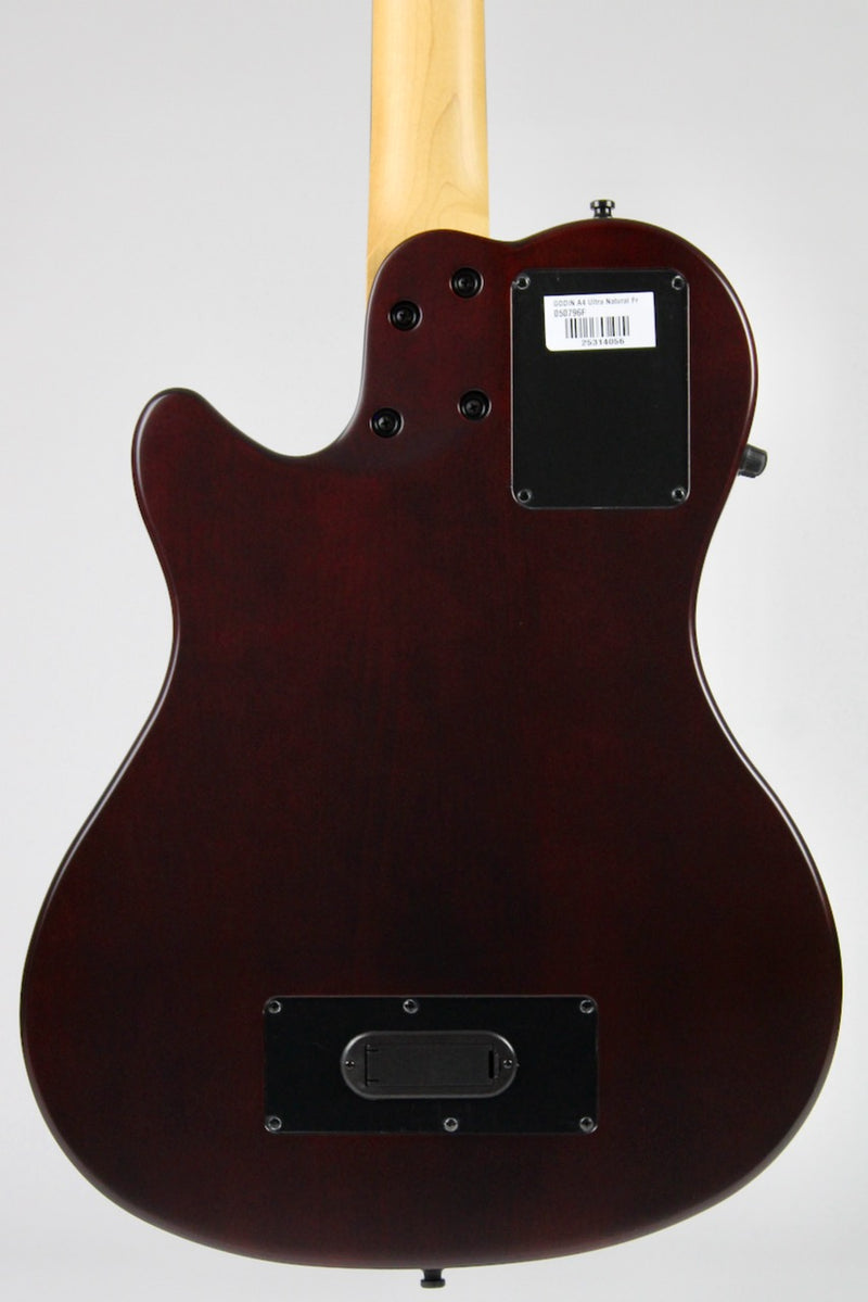 Godin A4 Ultra Fretless Bass Guitar - Natural (Second Factory) w/Gig Bag (050796F)