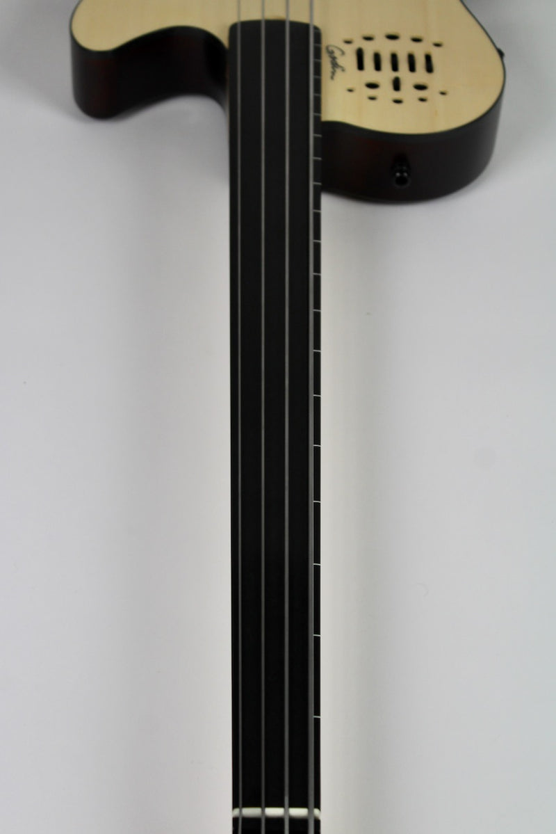 Godin A4 Ultra Fretless Bass Guitar - Natural (Second Factory) w/Gig Bag (050796F)