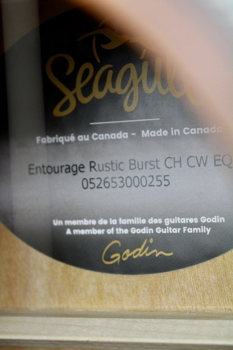 Seagull Entourage Concert Hall A/E Cutaway - Rustic Burst (053653)