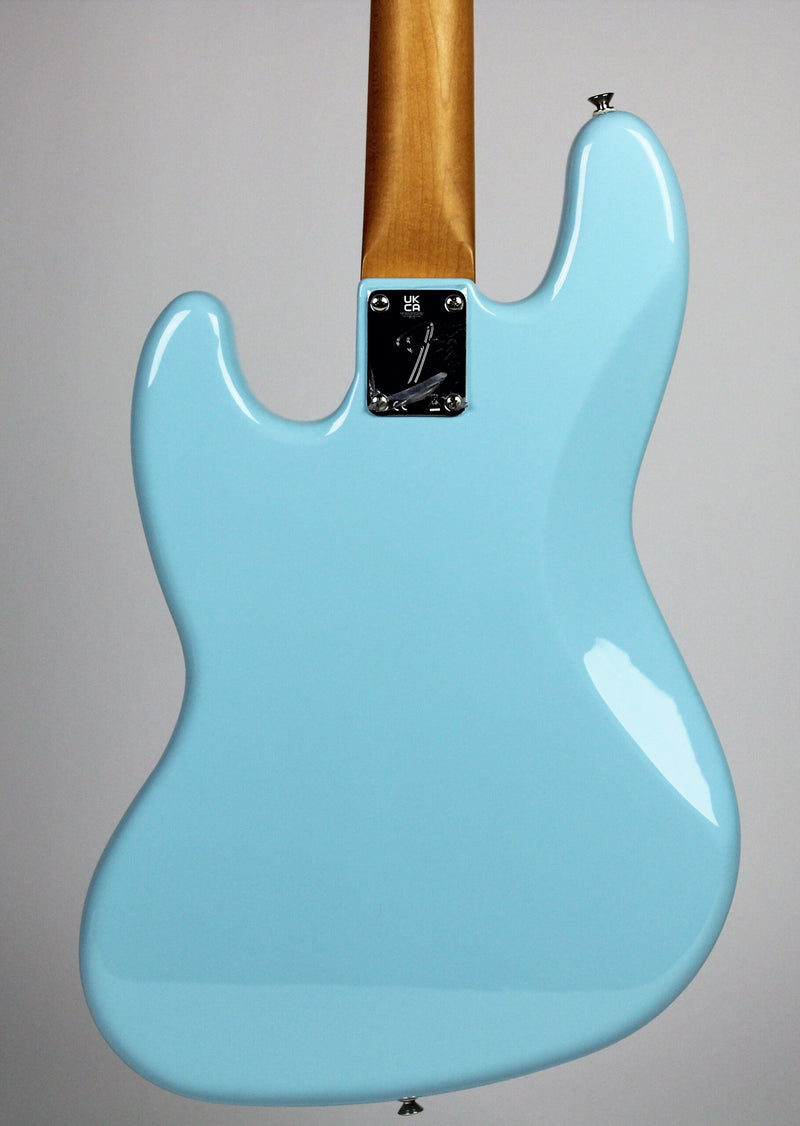 Fender Gold Foil Jazz Bass 4-string Bass Guitar 2023 - Sonic Blue W/GigBag (0140711372)