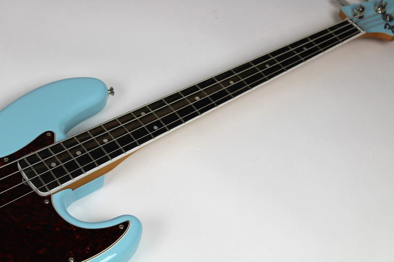 Fender Gold Foil Jazz Bass 4-string Bass Guitar 2023 - Sonic Blue W/GigBag (0140711372)