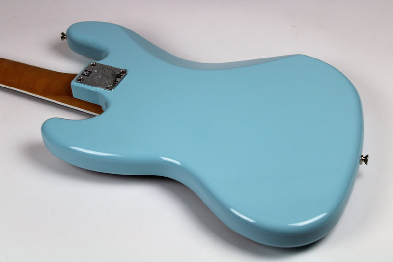 Fender Gold Foil Jazz Bass 4-string Bass Guitar 2023 - Sonic Blue W/GigBag (0140711372)