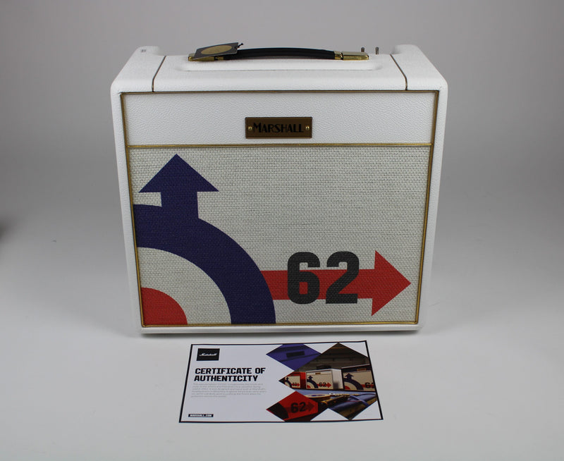Marshall SV20C 'TARGET 62' STUDIO VINTAGE PLEXI 20W 1X10" VALVE AMP COMBO IN WHITE LEVANT 2022 - White Levant