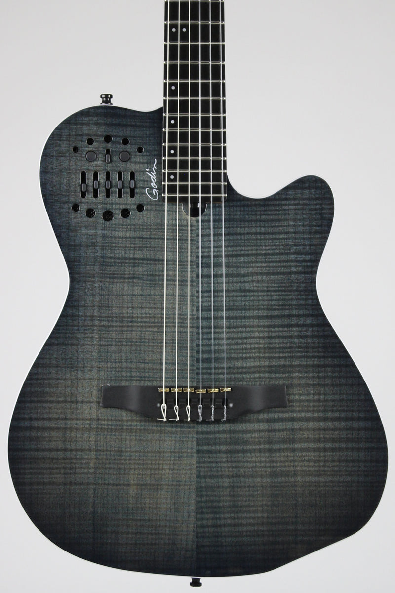 Godin ACS-SA Prototype - Bleu/Gris Denim Flammé (démo)