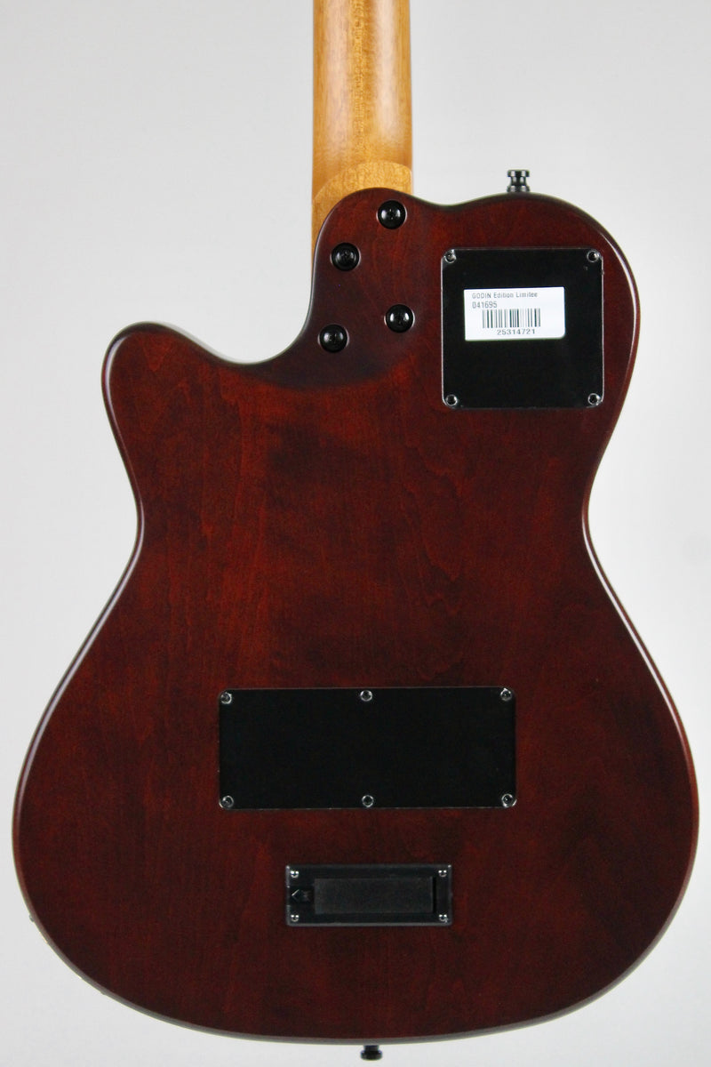 Godin A6 Ultra Prototype (Table en Épinette) - Burst (démo)