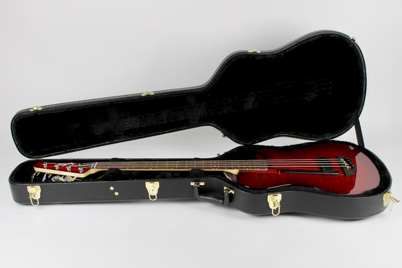 Godin A4 Robert Trujillo Metallica Signature Prototype - Transparent Red w/OHSC