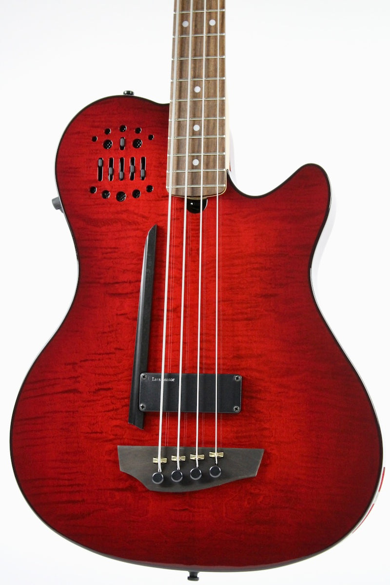 Godin A4 Robert Trujillo Metallica Signature Prototype - Transparent Red w/OHSC