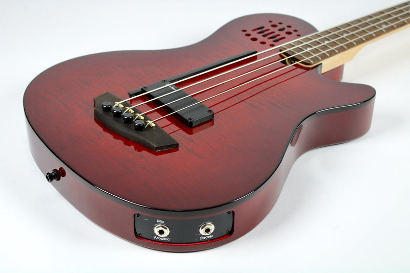 Godin A4 Robert Trujillo Metallica Signature Prototype - Transparent Red w/OHSC