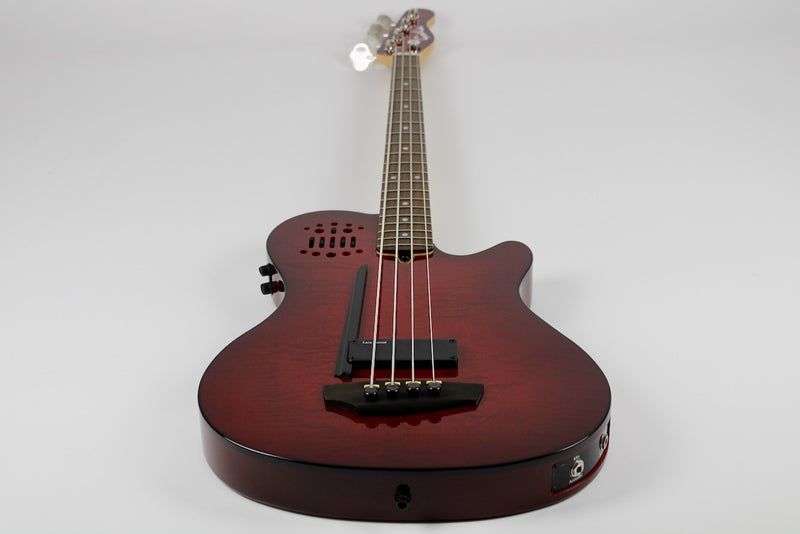 Godin A4 Robert Trujillo Metallica Signature Prototype - Transparent Red w/OHSC