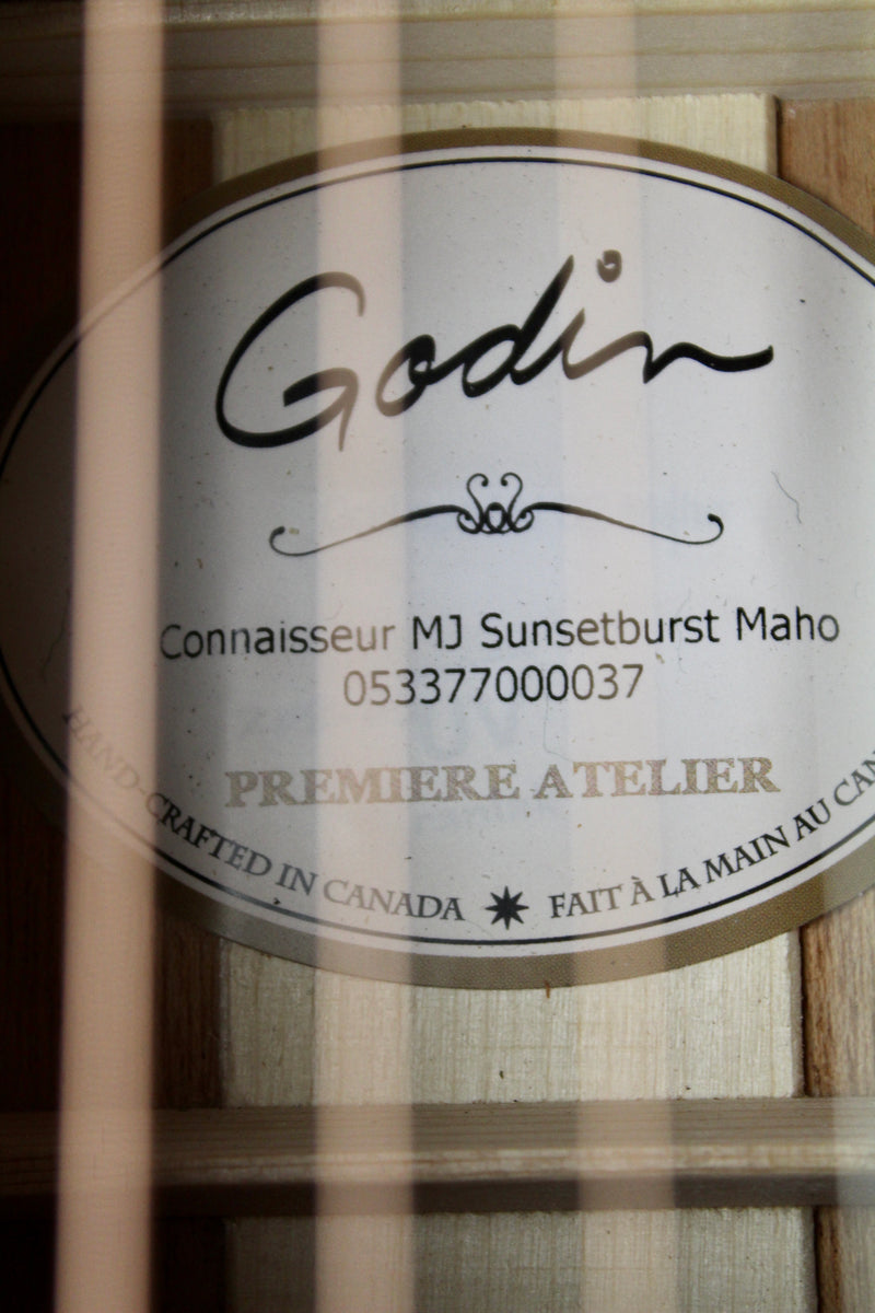 Godin Connaisseur MJ Sunsetburst Maho (demo)