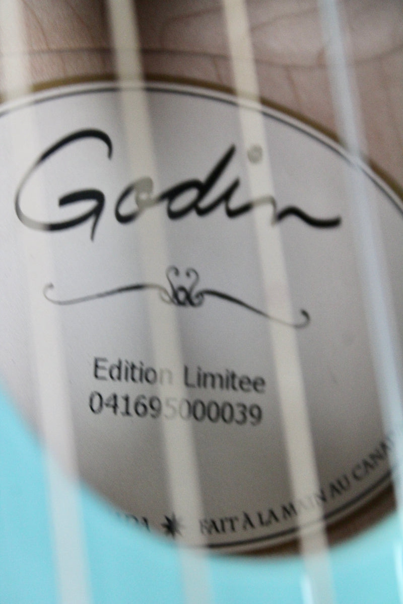 Godin G Tours thinline Limited Edition (one of a kind) - Green/Red (demo)