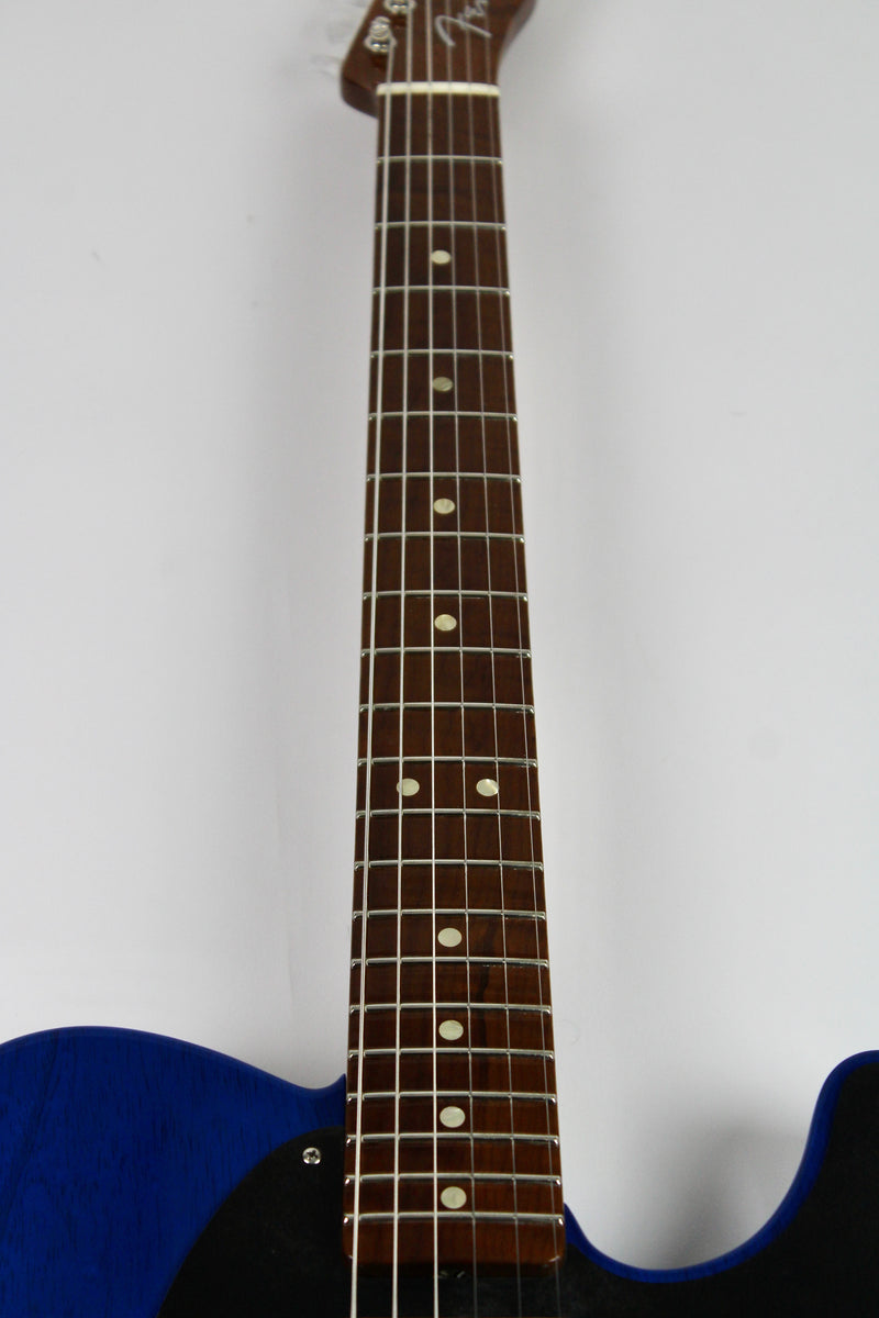 Fender Custom Shop American Custom Telecaster NOS, Roasted 3A Flame Maple Neck - Sapphire Blue Transparent