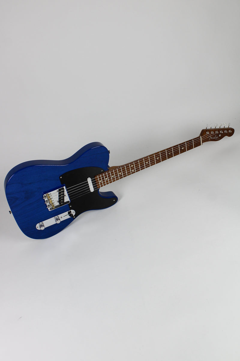 Fender Custom Shop American Custom Telecaster NOS, Roasted 3A Flame Maple Neck - Sapphire Blue Transparent