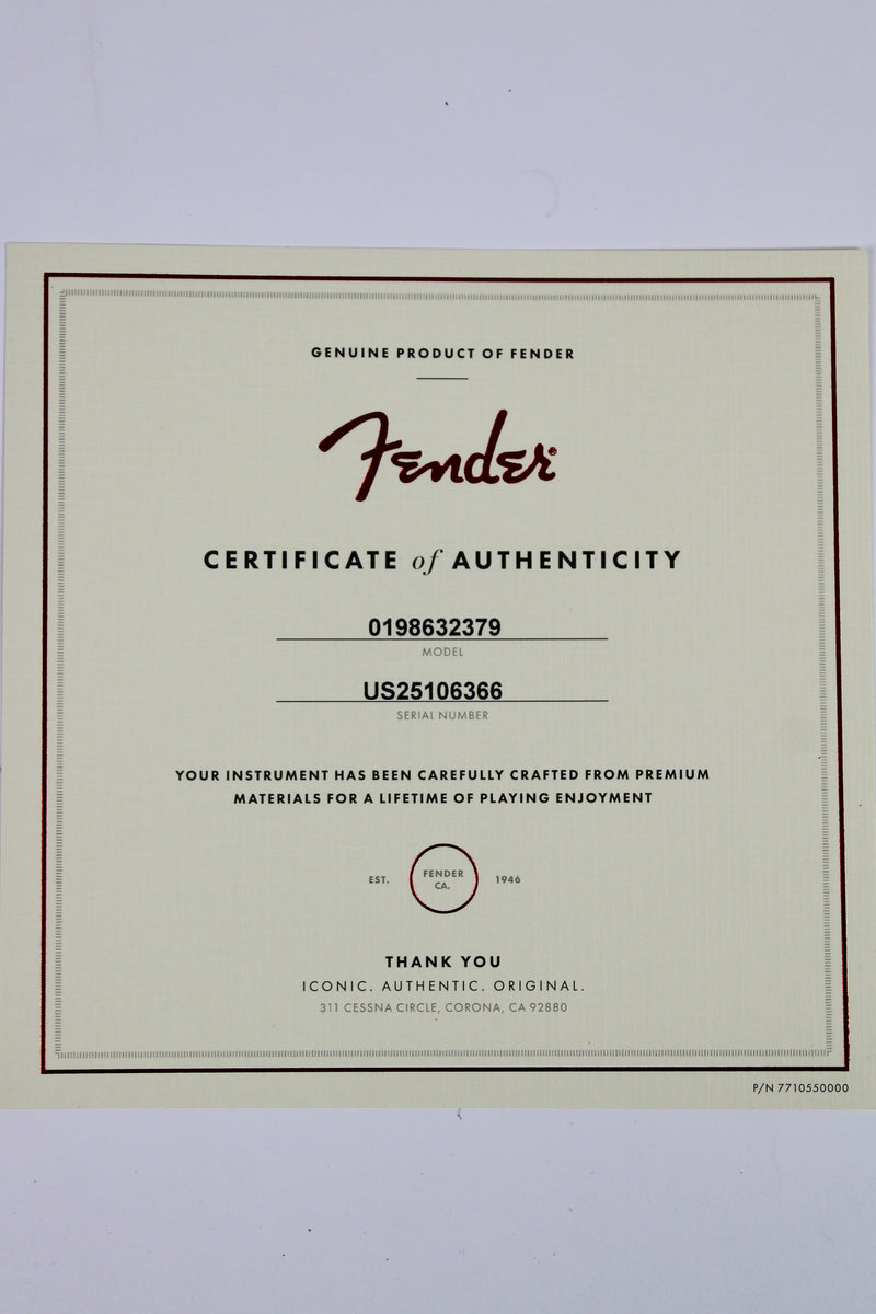 Fender American Professional Classic Precision Bass - Faded Lake Placid Blue w/Gig Bag (0198632379)