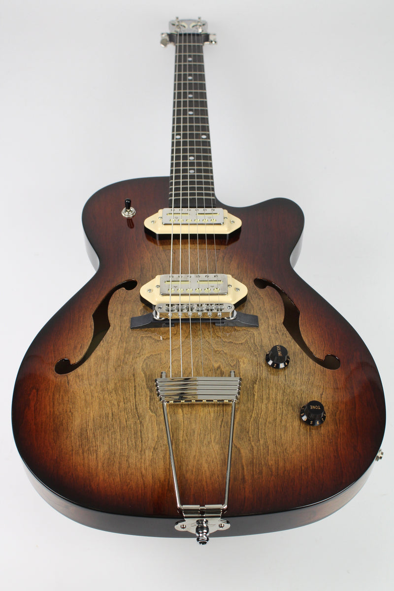 Godin 5th Avenue TL Gold Foil - Vintage Burst (usagée)