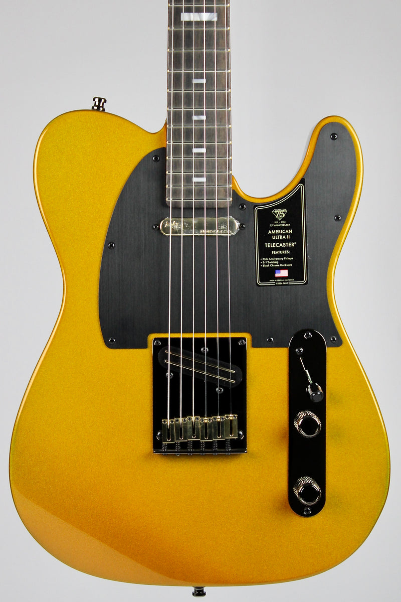 Fender 75th Anniversary American Ultra II Telecaster - Liquid Gold
