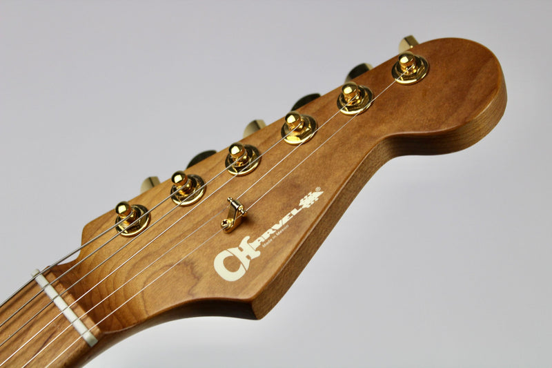 Charvel Pro-Mod DK24 HH 2PT CM Poplar Burl, Caramelized Maple Fingerboard, Transparent Black Burst (2969411510)