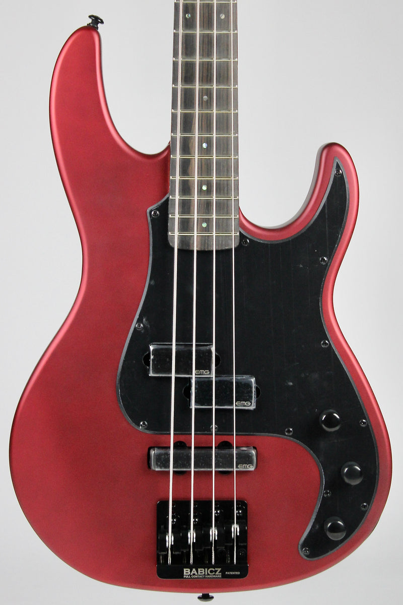 ESP LTD AP-4 4-String Bass - Candy Apple red Satin