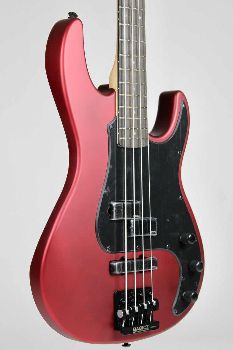 ESP LTD AP-4 4-String Bass - Candy Apple red Satin