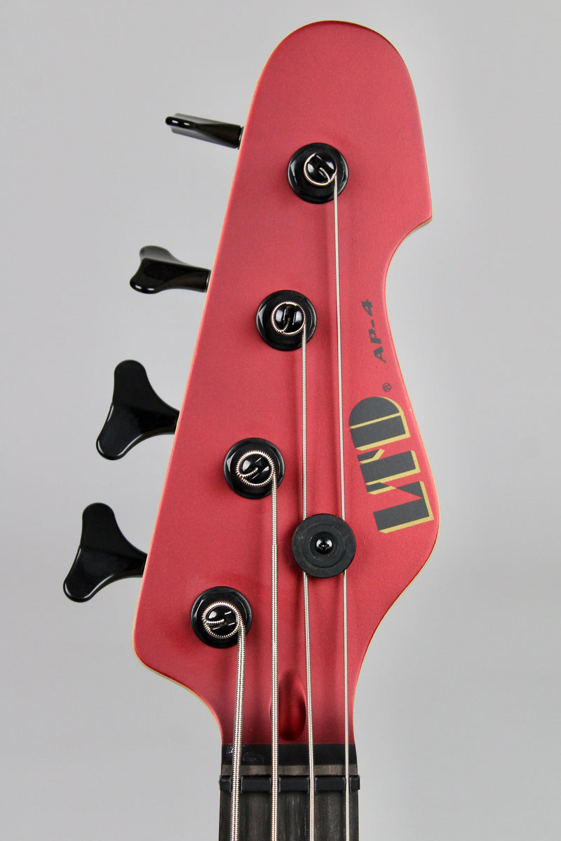 ESP LTD AP-4 4-String Bass - Candy Apple red Satin