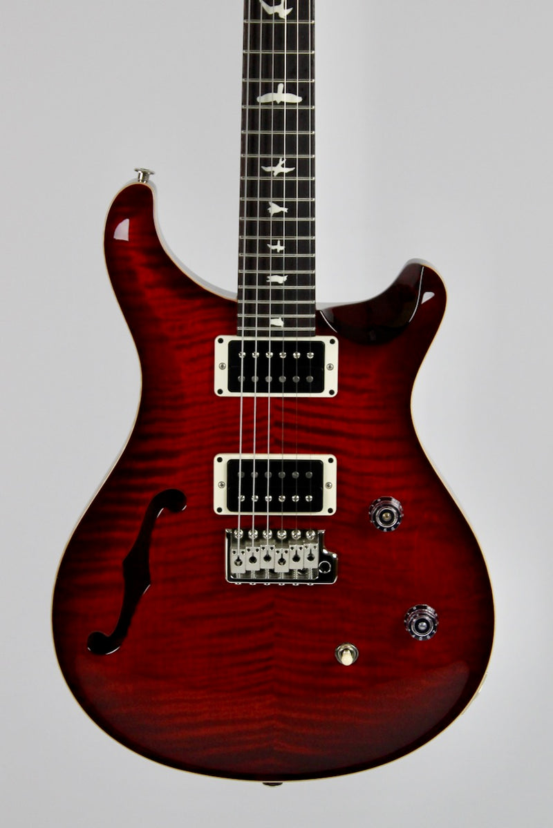 PRS CE 24 Semi-Hollow Fire Red Burst w/Gig Bag (104146:FR:MC5)