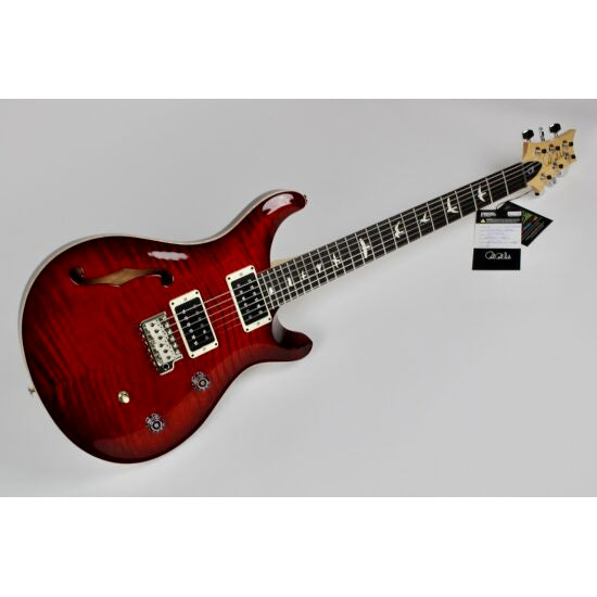 PRS CE 24 Semi-Hollow Fire Red Burst w/Gig Bag (104146:FR:MC5)