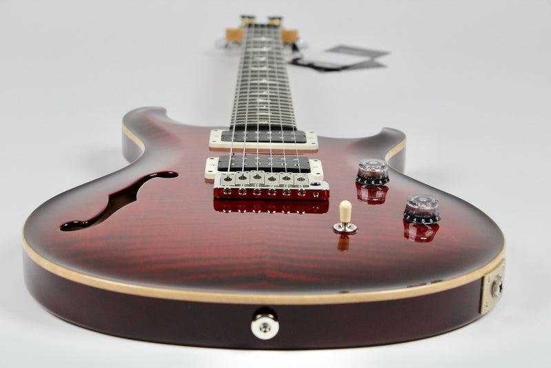 PRS CE 24 Semi-Hollow Fire Red Burst w/Gig Bag (104146:FR:MC5)