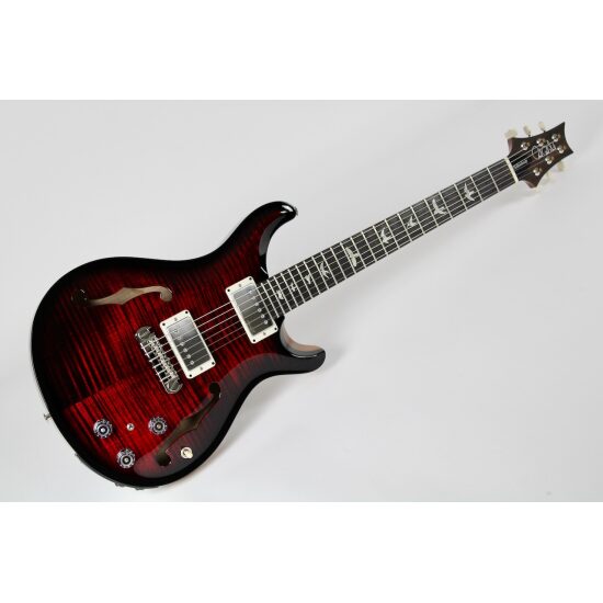 PRS Hollowbody II Piezo - Fire Red Wraparound Smokeburst (B-Stock) w/OHSC (112799:CC)