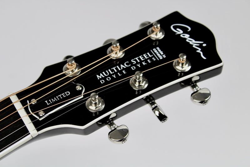 Godin Multiac Steel Doyle Dykes Signature Edition Black HG (B-Stock) w/Gig Bag