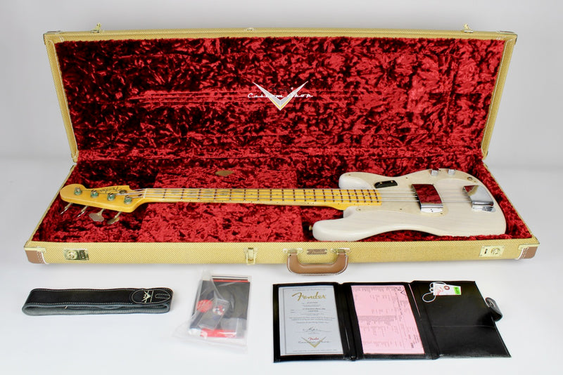 Fender Custom Shop 1957 Precision Bass Journeyman Relic - Aged White Blonde w/OHSC (9235001165)