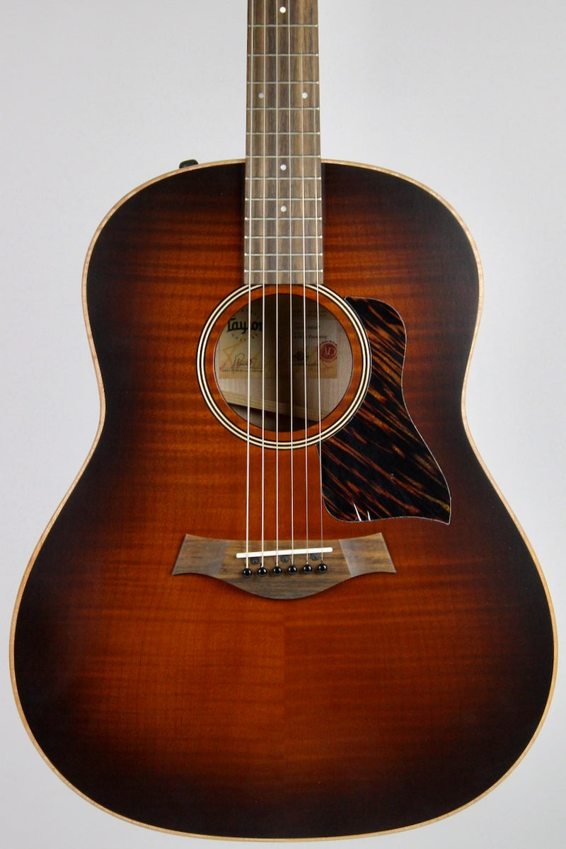 Taylor American Dream AD27e Flametop - Woodsmoke 2022 w/Aerocase