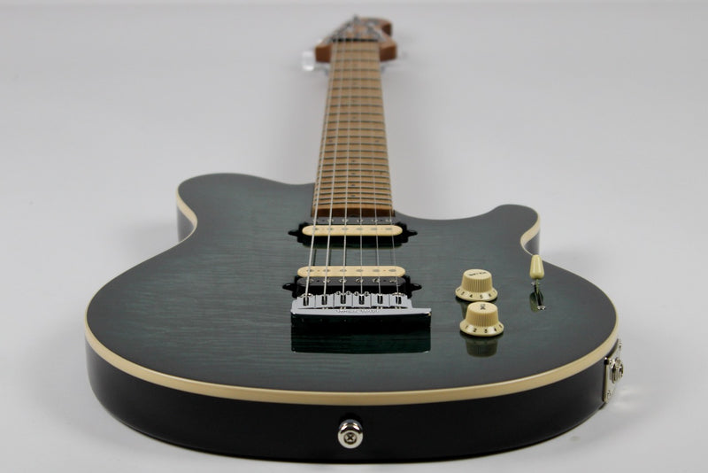 Ernie Ball Music Man Axis Super Sport - Yucatan Blue Flame 2022 w/OHSC