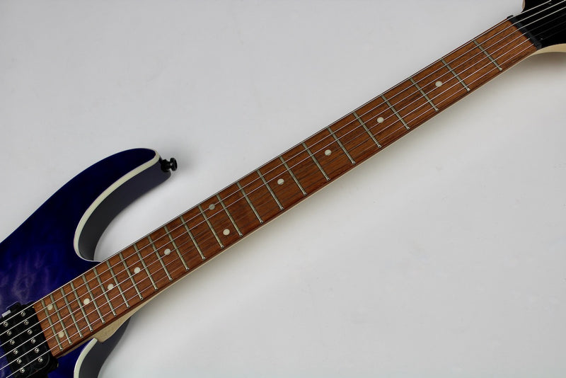 Ibanez RG421QM - Cerulean Blue Burst (RG421QMCBB)