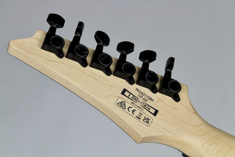 Ibanez RG421QM - Cerulean Blue Burst (RG421QMCBB)