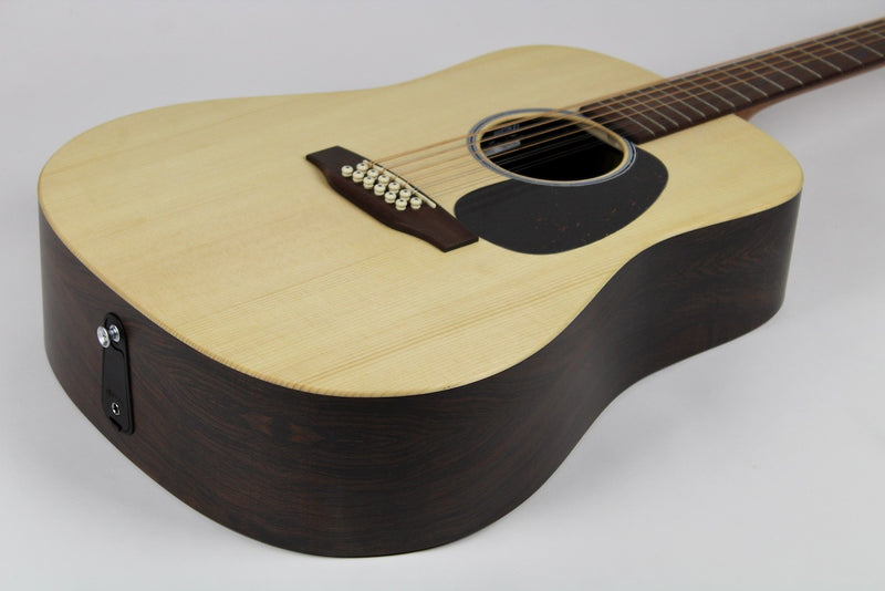 Martin D-X2E 12-string Acoustic-electric Guitar - Brazilian Rosewood Pattern w/Gig Bag (DX2EBRAZ12)