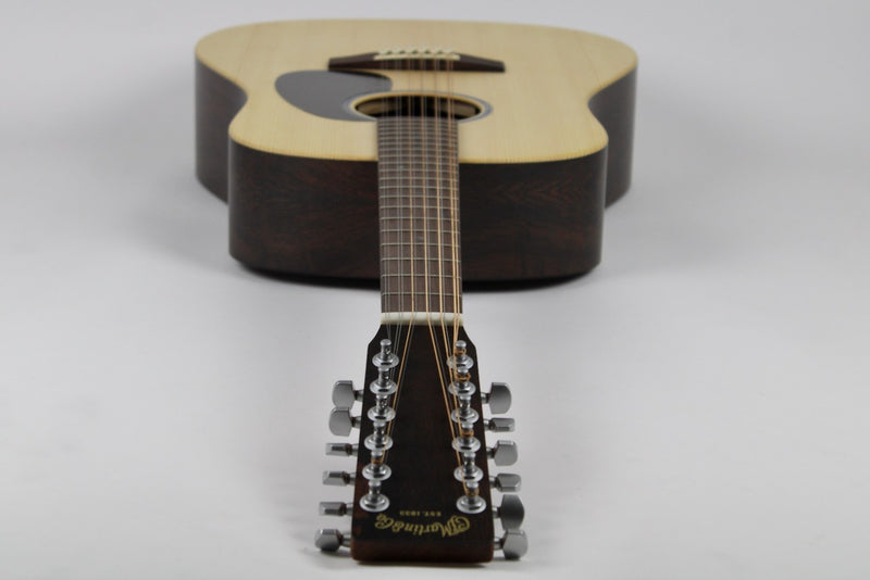 Martin D-X2E 12-string Acoustic-electric Guitar - Brazilian Rosewood Pattern w/Gig Bag (DX2EBRAZ12)