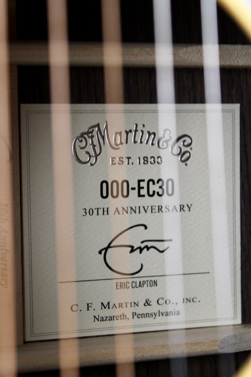 Martin 000-EC Eric Clapton 30th Anniversary w/OHSC (000EC30TH)