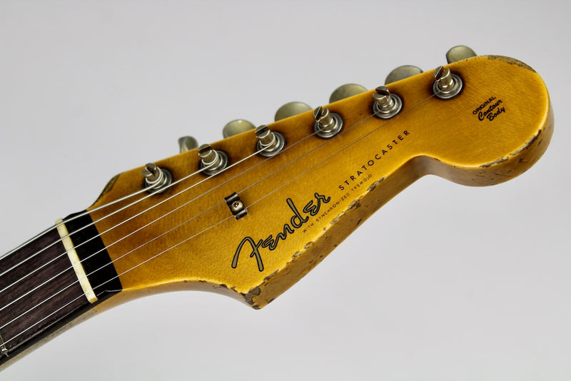 Fender Custom Shop '61 Super Heavy Relic Stratocaster - Aged Surf Green Over 3-tone Sunburst w/OHSC (9231016779)