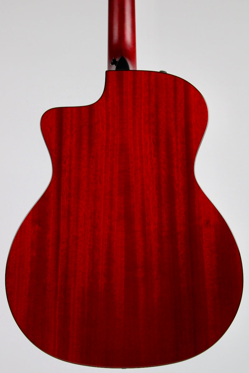 Taylor 224ce Special Edition - Transparent Red w/AeroCase