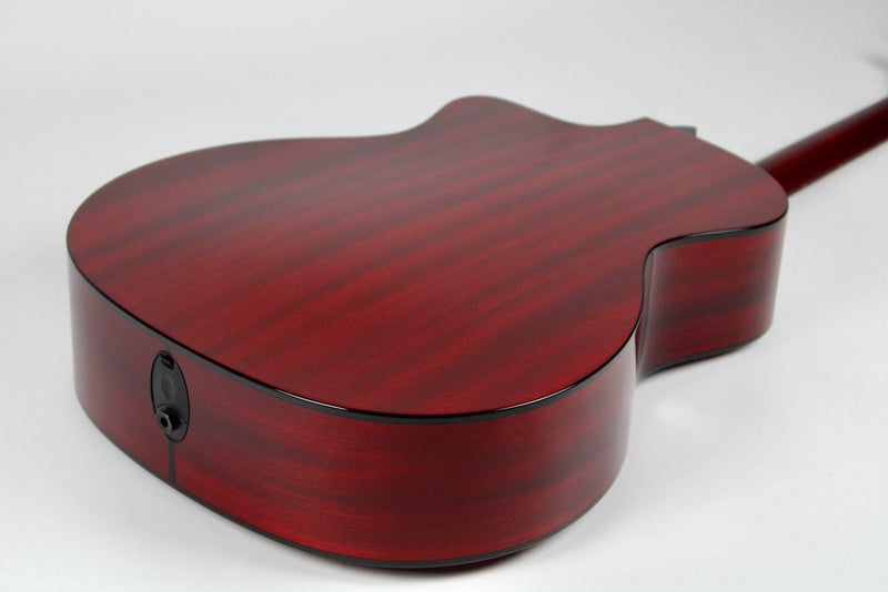Taylor 224ce Special Edition - Transparent Red w/AeroCase