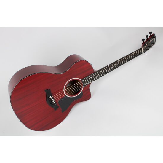 Taylor 224ce Special Edition - Transparent Red w/AeroCase