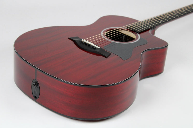 Taylor 224ce Special Edition - Transparent Red w/AeroCase