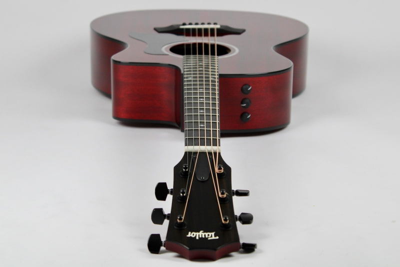 Taylor 224ce Special Edition - Transparent Red w/AeroCase