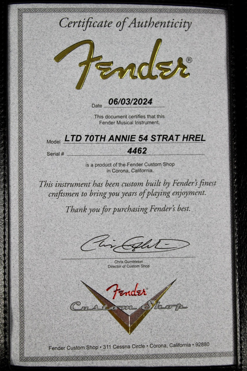 Fender Custom Shop Limited Edition 70th Anniversary 1954 Stratocaster Super Heavy Relic Wide-Fade 2-color Sunburst w/OHSC (9236091145)